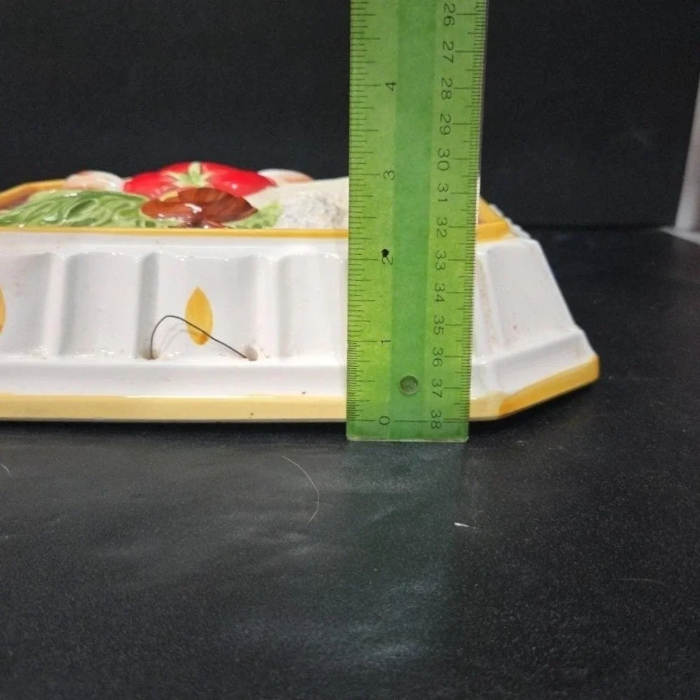 Gailstyn-Sutton‎ Towle Ceramic Vegetable Mold, Vintage Hand Painted Kitchenware